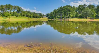 Alabama Retreat w/ Private Pond, Deck & Pool Table