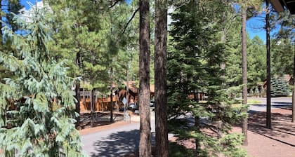 Bohemian condo with updated interior, work desk, fireplace, & mountain views