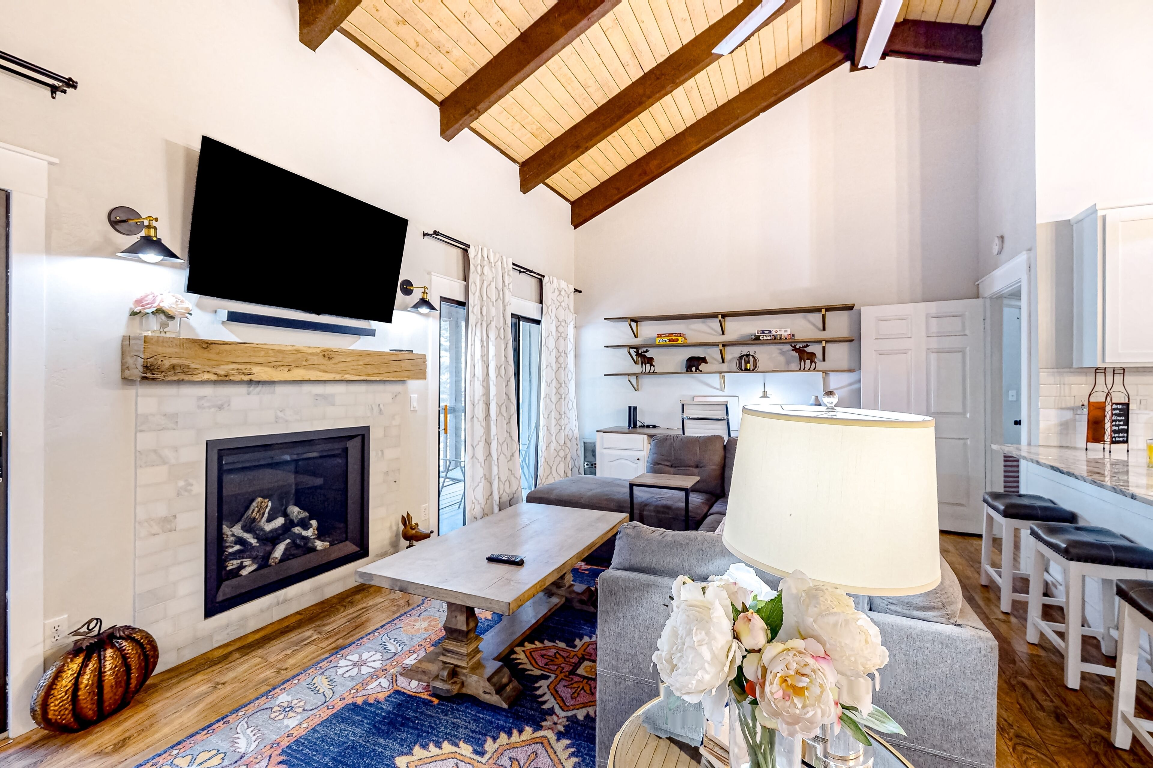 تلفزيون، مدفأة