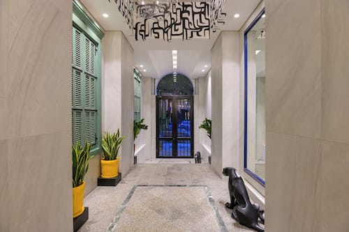 Interior entrance