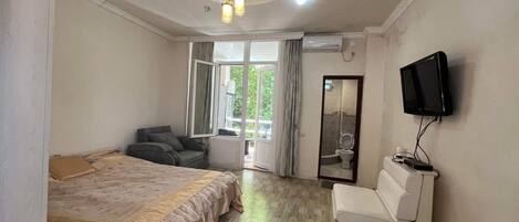 1 makuuhuone, ilmainen Wi-Fi, vuodevaatteet