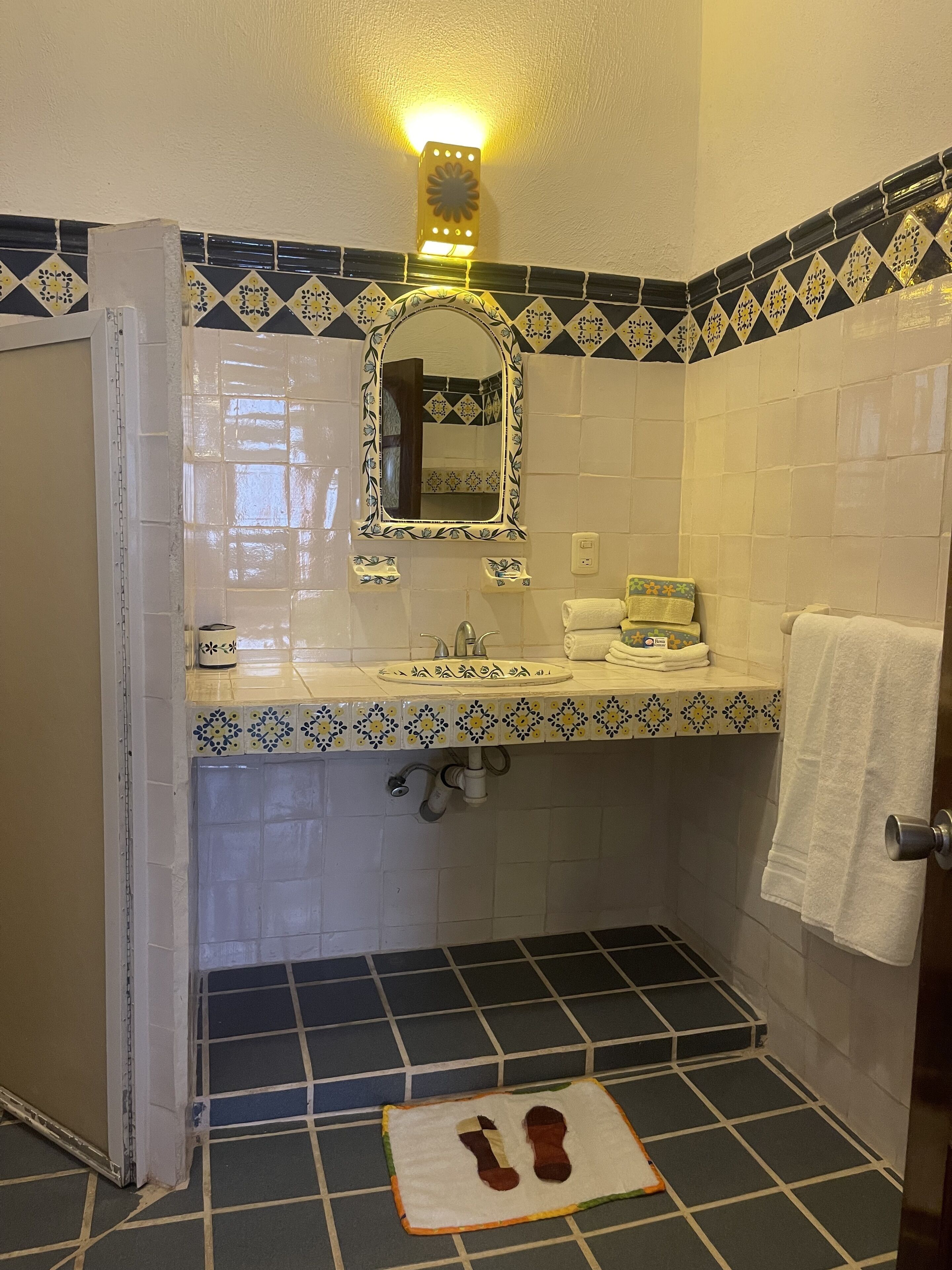 Handtücher, Seife, Toilettenpapier