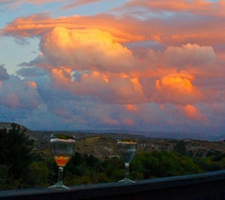 Property grounds. Cliff View Casita- Wild, beautiful and serene small town near Sedona