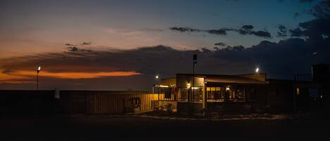 Majoituspaikan julkisivu