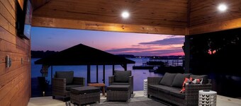 Renovated lake front home with great views & swim dock!