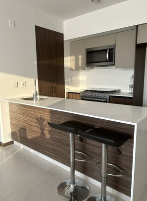 Private kitchen - Departamento en la Mejor Zona de Guadalajara, a 5 min de Punto Sao Paulo (Guadalajara)