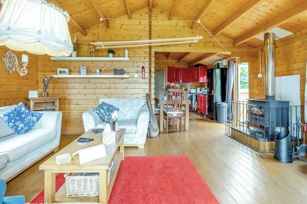 Open plan living space | The Cabin Cefn Mawr, Cefn Mawr, near Newtown