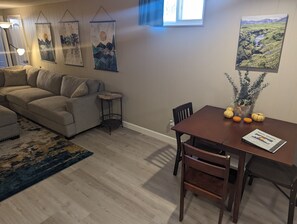 TV, fireplace, table tennis