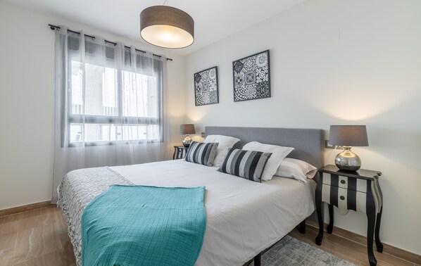 2 bedrooms, iron/ironing board, travel crib, WiFi