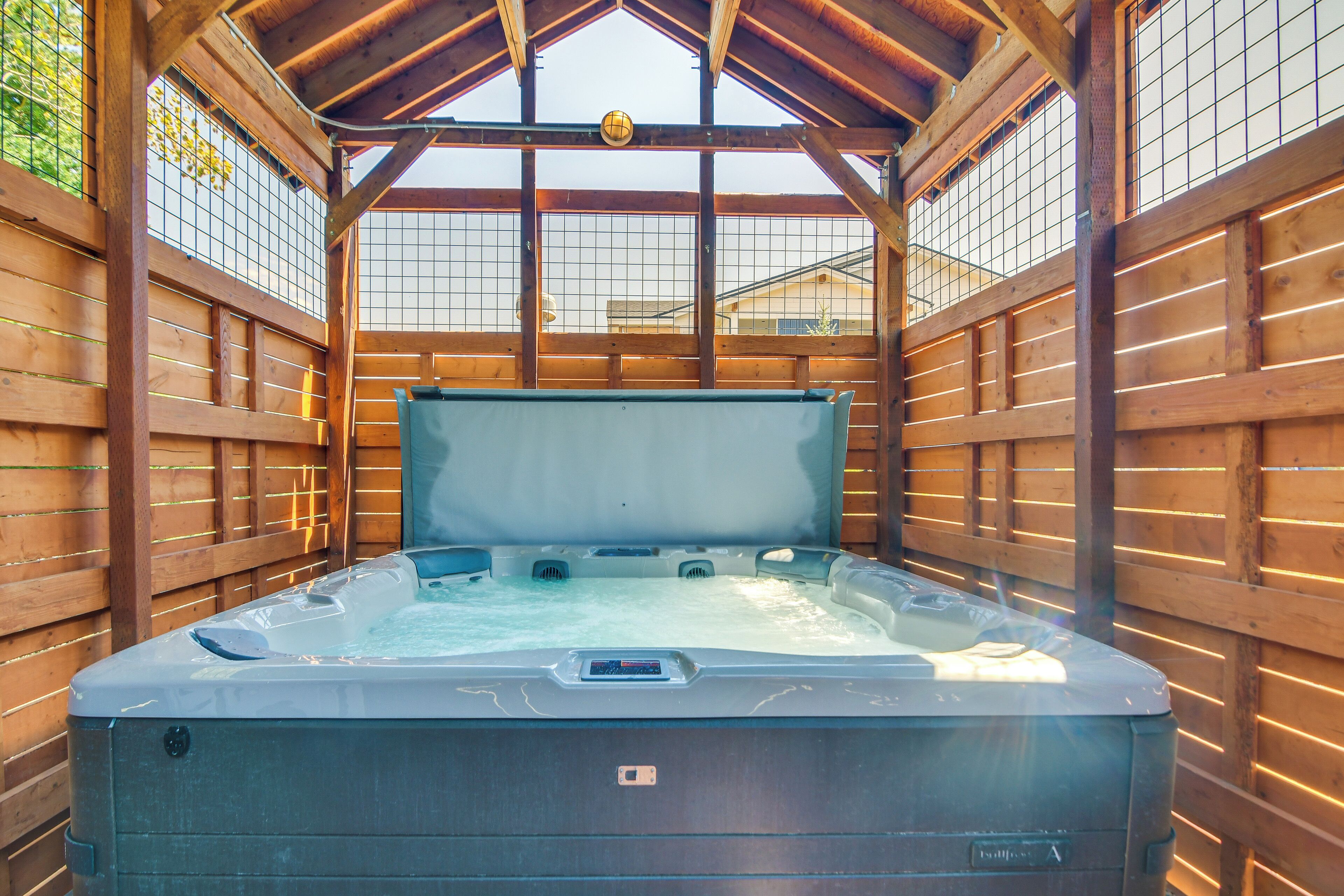 Bain à remous extérieur