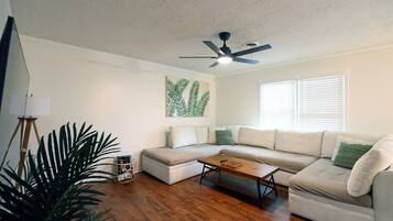 Smart TV, futbolito, libros y biblioteca musical