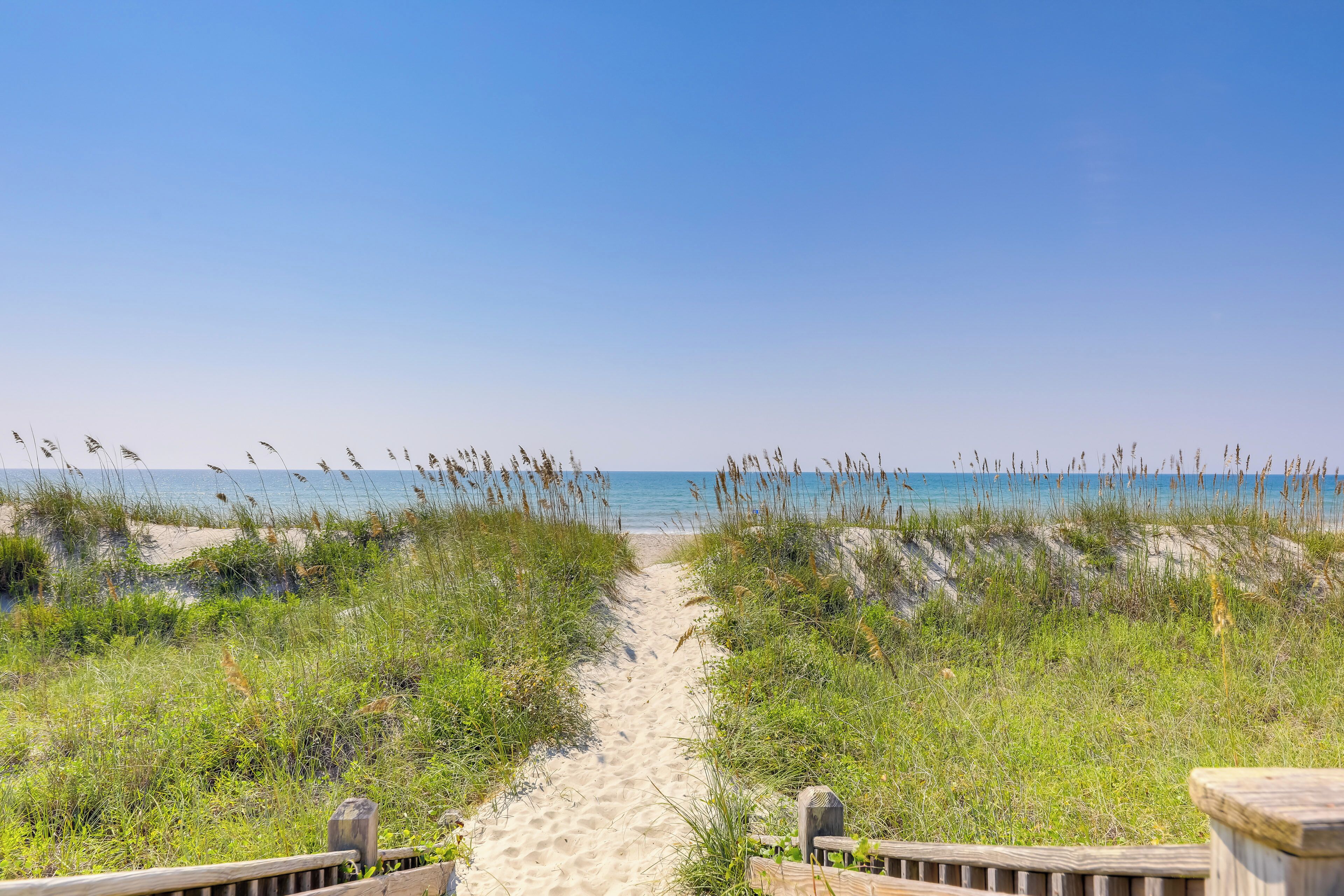 Beach nearby