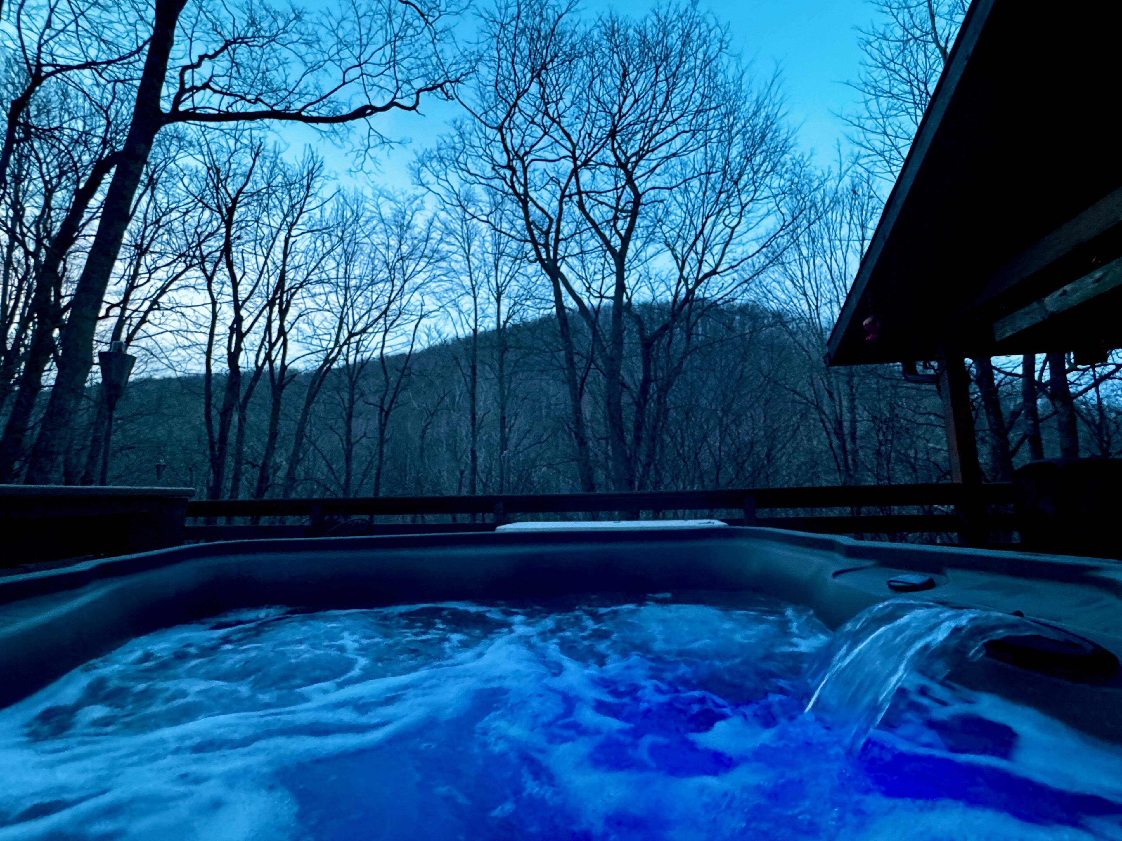 Tina de hidromasaje al aire libre