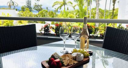 Quiet Studio with Pool & Coral Sea Views