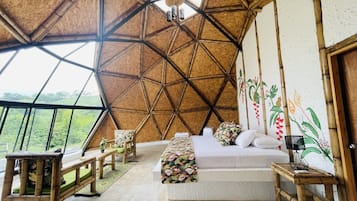 Bungalow Presidential, nhiều giường, bồn tắm nước nóng, quang cảnh núi | Khu ẩm thực cho cặp đôi