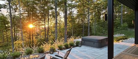 屋外ダイニングエリア