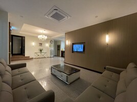 42-inch LED TV with premium channels