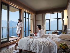 Presidential Suite (Himalayan View) | Balcony view - Taj Guras Kutir Resort & Spa, Gangtok (Gangtok)