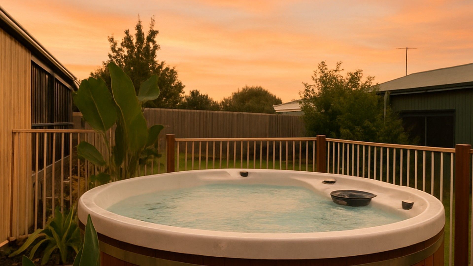 Bain à remous extérieur