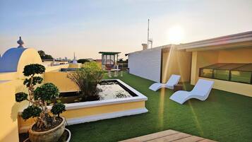 Terrasse sur le toit