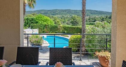 Villa with private pool and vineyard views