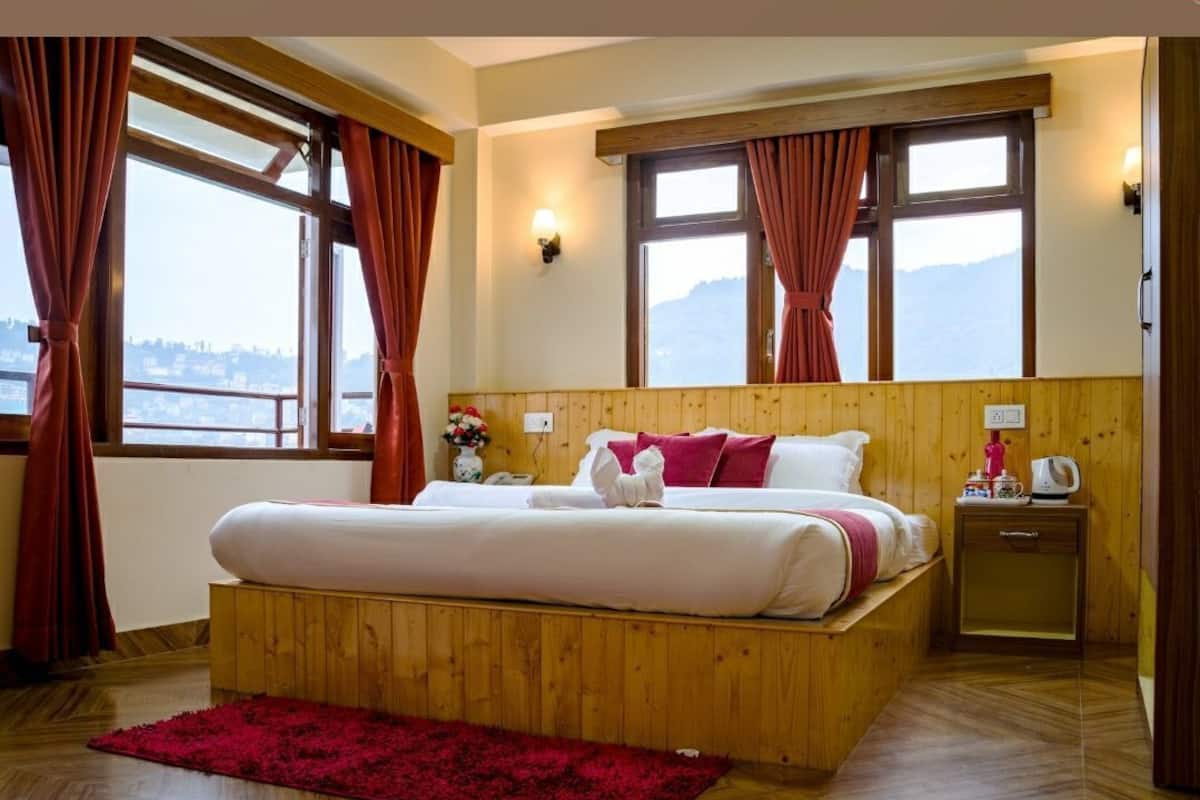 1 chambre, literie de qualité supérieure, couette en duvet d'oie