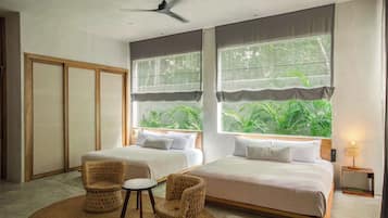 6 camere, una scrivania, ferro/asse da stiro, culla da viaggio