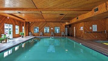 Indoor pool, a heated pool