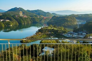 Uitzicht vanaf balkon
