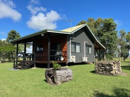 Family Cabin, 1 Bedroom, Non Smoking, River View | Terrace/patio