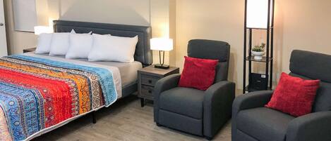 1 soverom, skrivebord, wi-fi og sengetøy