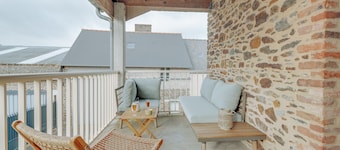 Apartment 'Côte D'emeraude' with Private Terrace, Garden, and Wi-Fi