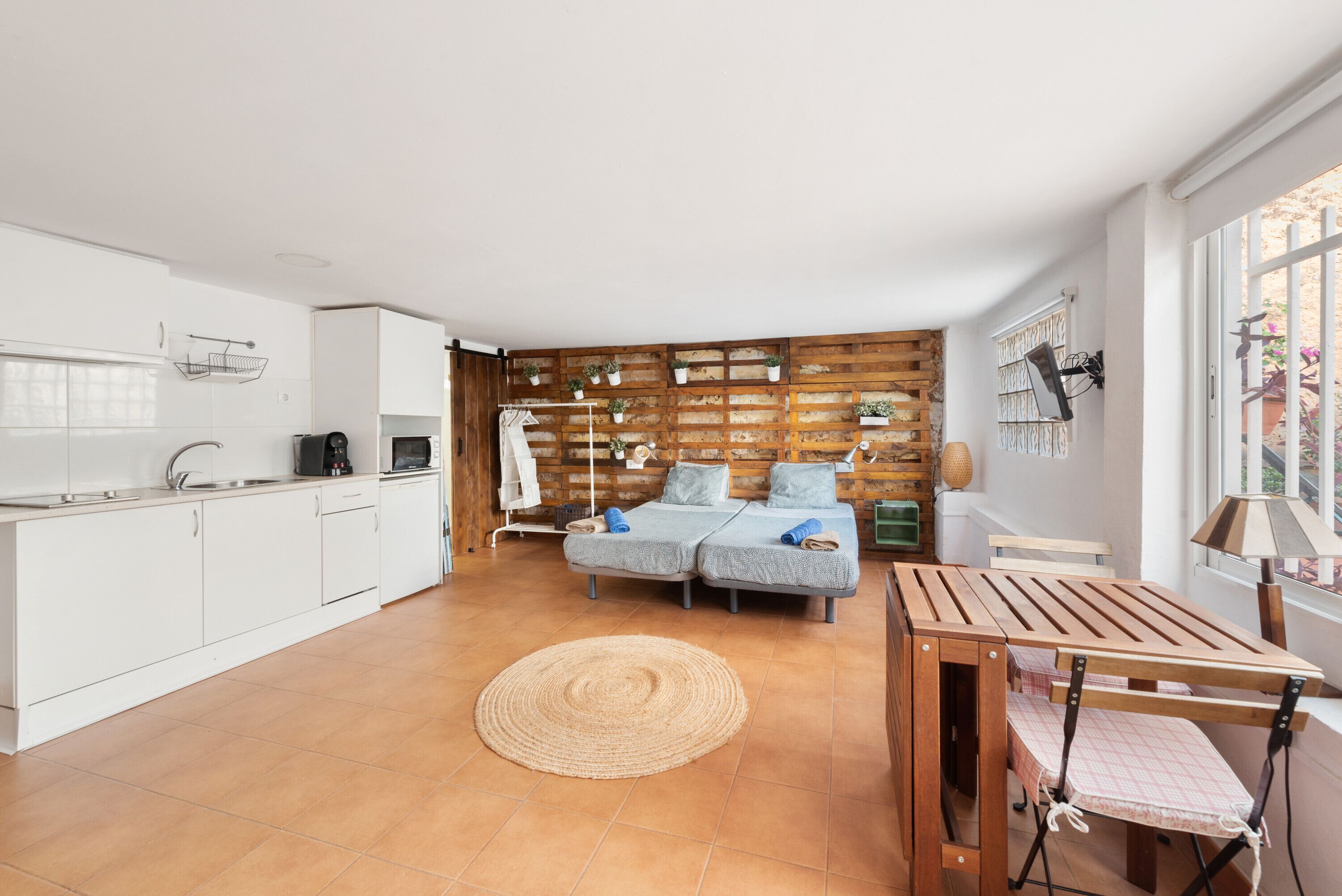 Apartamento 1 habitación, con aire acondicionado