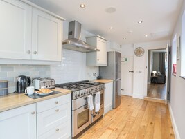 Fridge, dishwasher, electric kettle, toaster