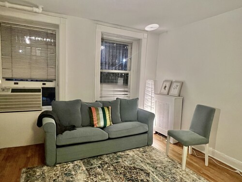 Entire floor-through apartment in period brownstone steps from Central Park