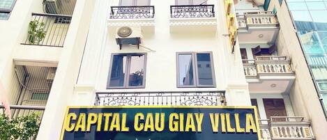 Fassade der Unterkunft