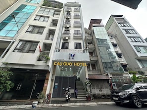 Fachada de la propiedad