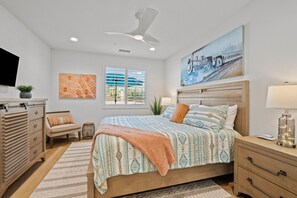 2 bedrooms, iron/ironing board, travel crib, free WiFi
