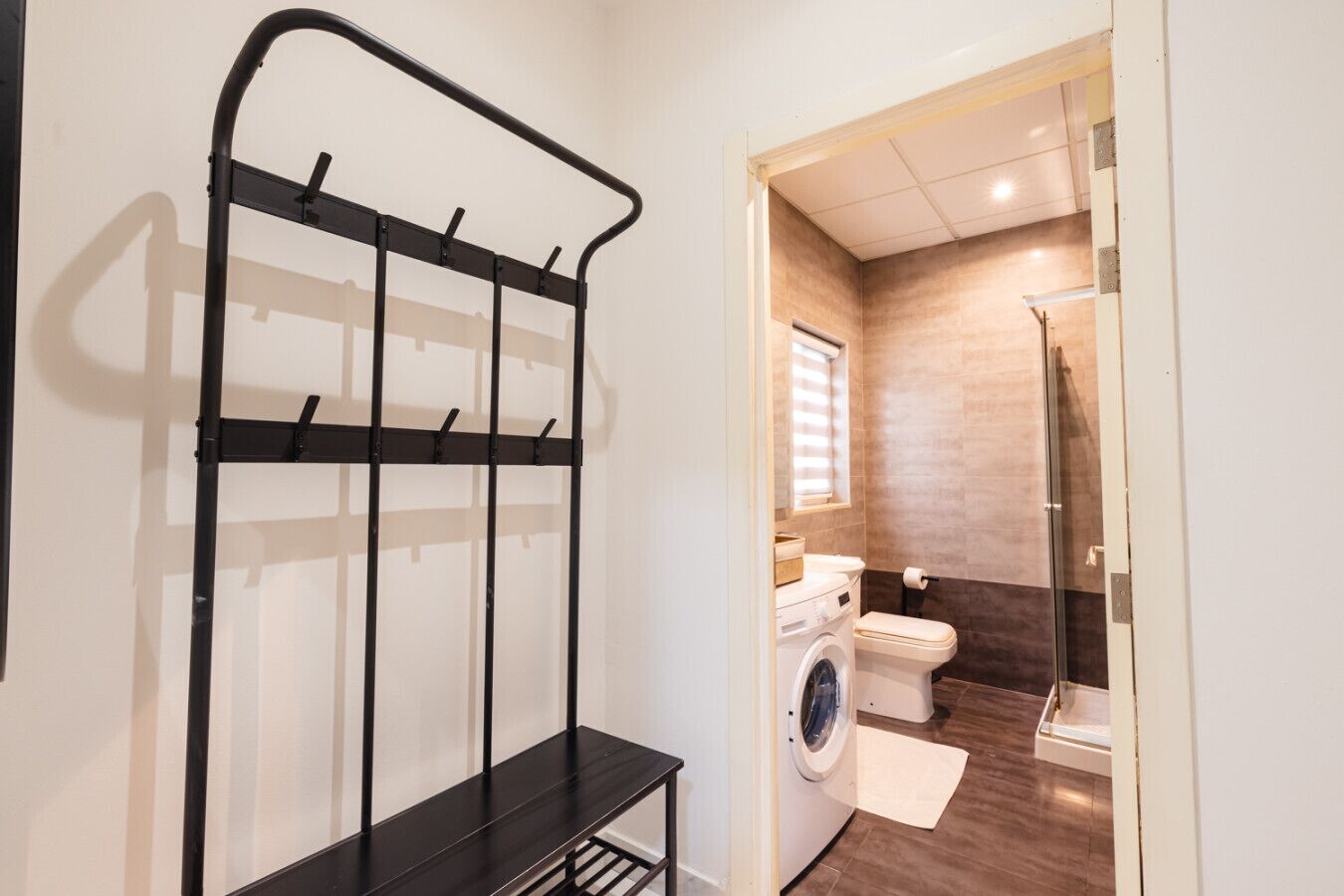 Secador de pelo y toallas