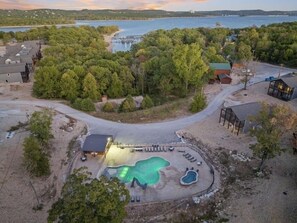 Pool - Lakeview Home with Private hot tub/ lake access! (Branson)