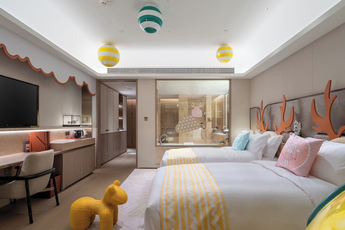 Classic Room, 2 Twin Beds (Kids Theme) | Desk, laptop workspace, soundproofing, free WiFi