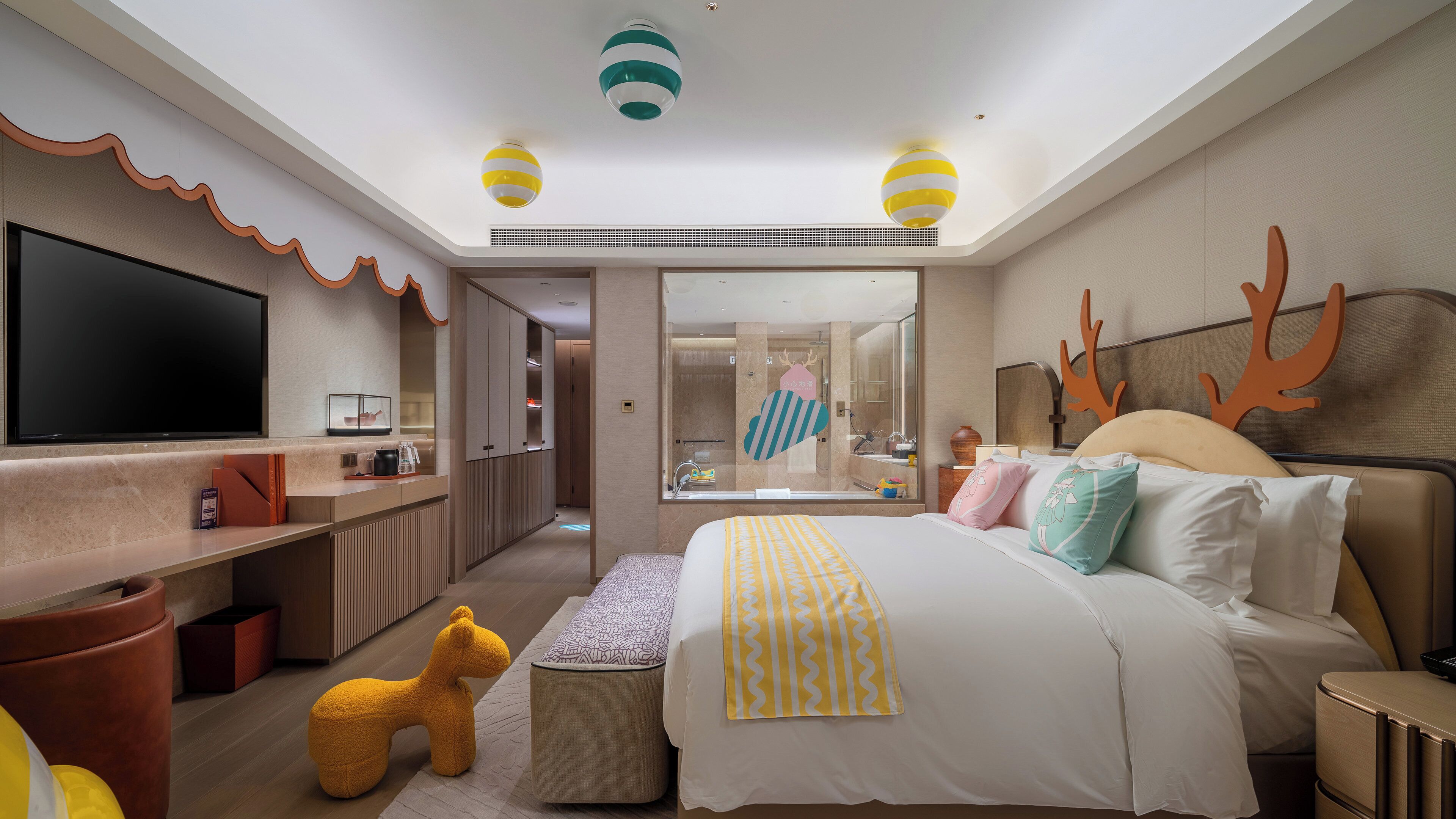 Classic Room, 1 King Bed (Kids Theme) | Desk, laptop workspace, soundproofing, free WiFi