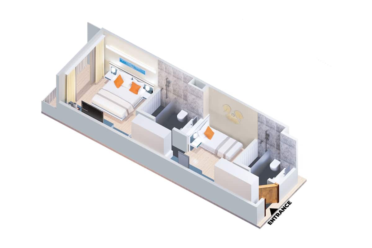 1 habitación y artículos del minibar gratis