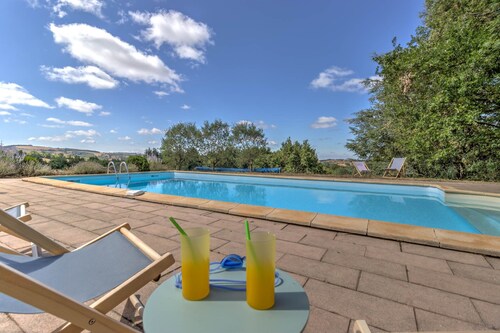 Les Juliannes - La Pierre Etoilée Piscine Privée