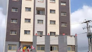 Façana frontal de l'allotjament