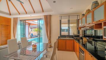 Two-Bedroom Pool Villa - West | Dining room