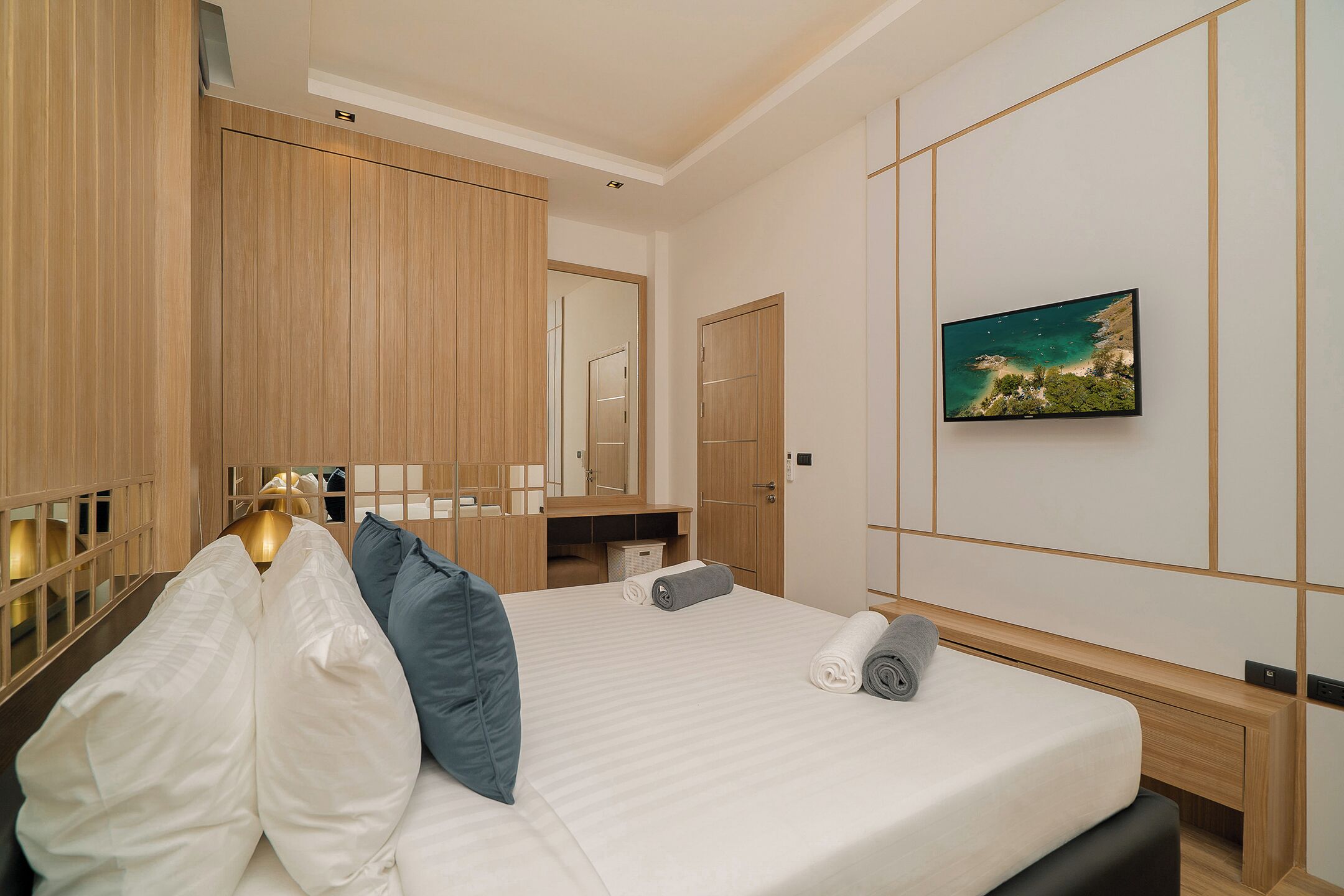 Four-Bedroom Deluxe Pool Villa - Central | In-room safe, blackout drapes, iron/ironing board, free WiFi
