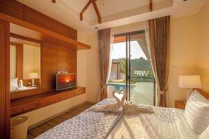 Four-Bedroom Pool Villa - West | In-room safe, blackout drapes, iron/ironing board, free WiFi