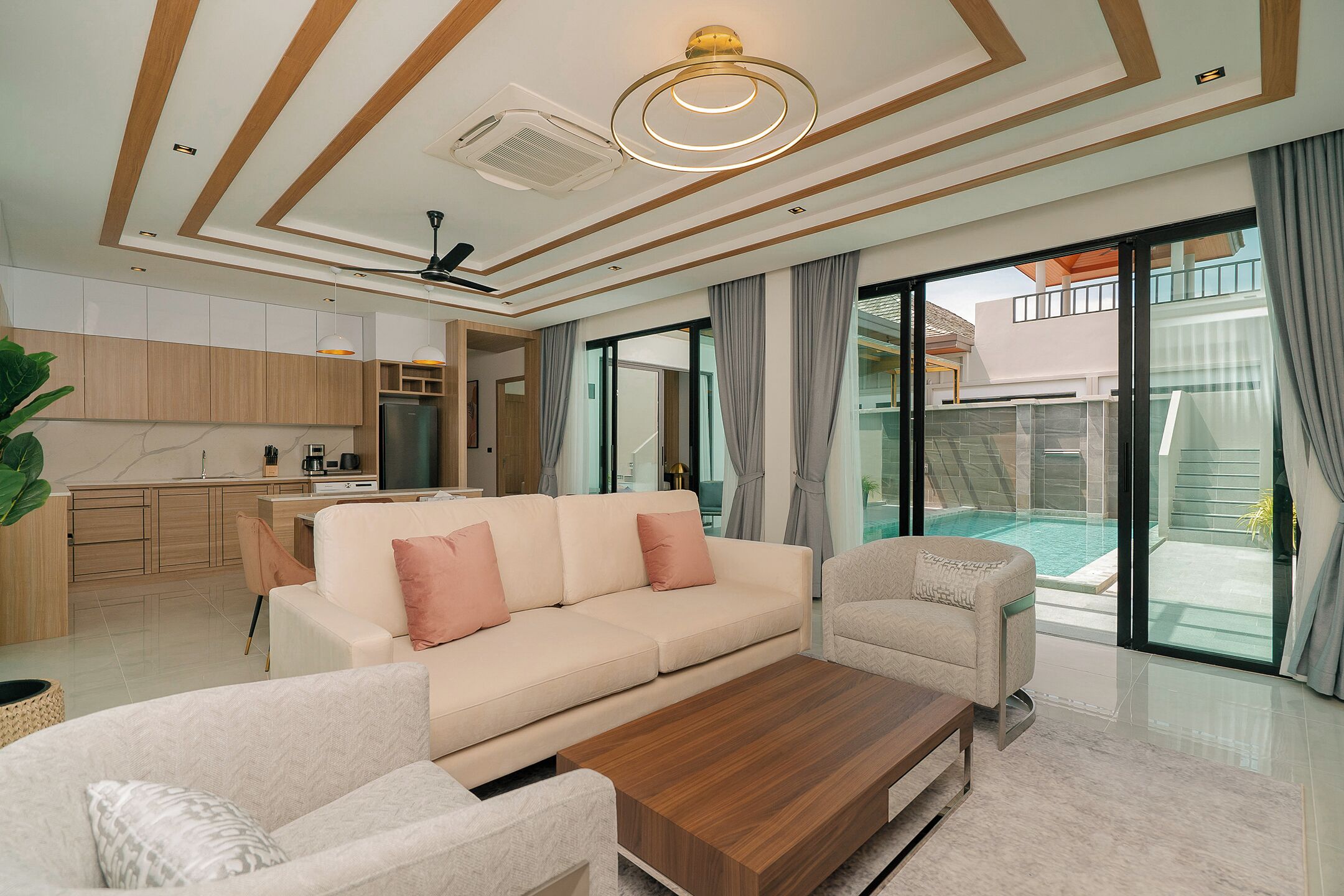 Four-Bedroom Deluxe Pool Villa - Central | View from room