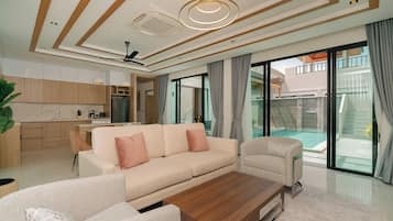Four-Bedroom Deluxe Pool Villa - Central | View from room